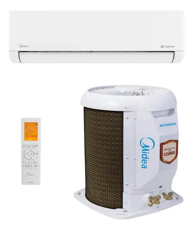 Ar Condicionado Split Inverter 9000 Btus Midea Branco — Ar e Ventilação