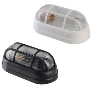 Arandela Luminária Tartaruga Com Grade Soquete Iluminação Externa — Decoração