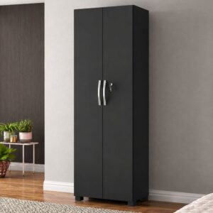 Armário Multiuso Lavanderia 183cm 2 Portas 6 Prateleiras Henn