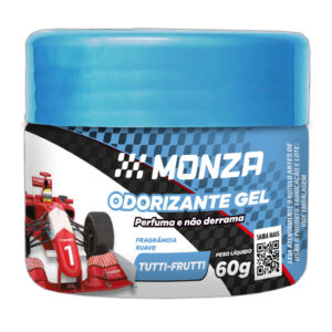 Aromatizante Gel Pérola Monza Tutti Frutti 60g Perfume Automotivo