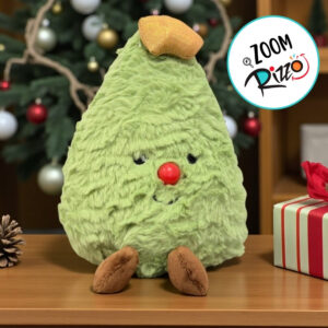 Árvore de Natal de Pelúcia Verde Claro 15x21x10cm 1 unidade Rizzo
