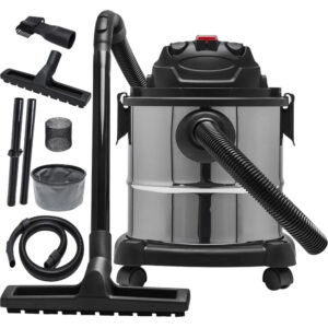 Aspirador de Pó 20 Litros Profissional Barril em Inox 1400W Worker — Eletroportáteis