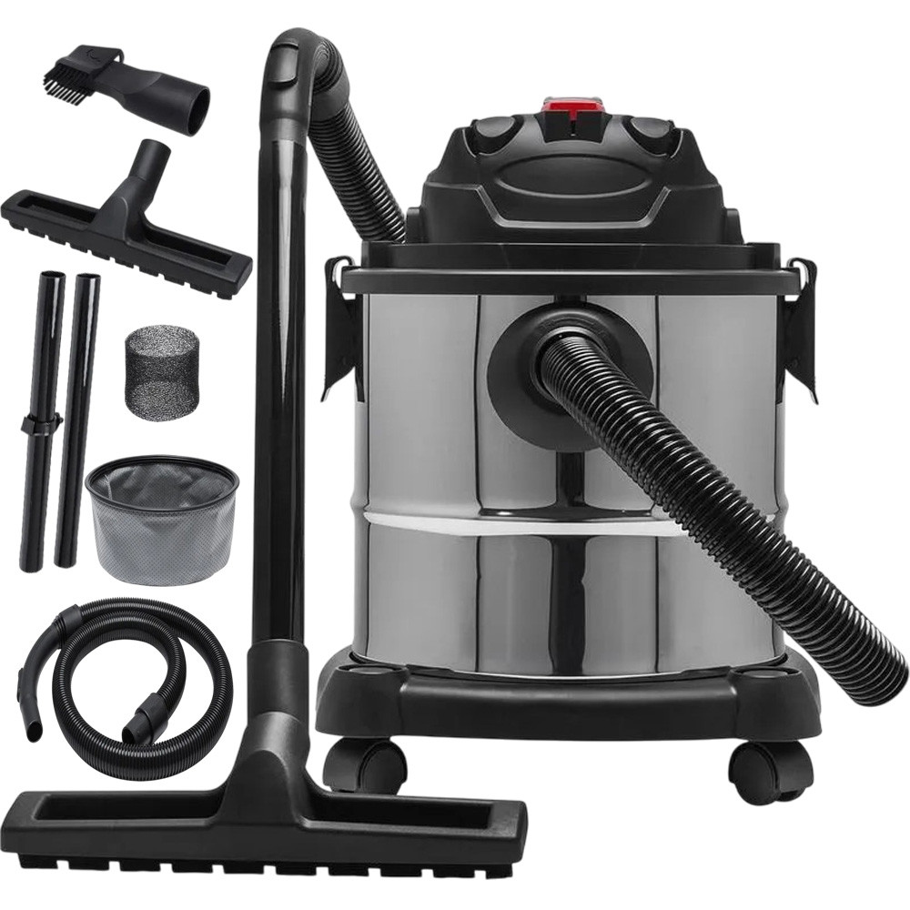 Aspirador de Pó 20 Litros Profissional Barril em Inox 1400W Worker — Eletroportáteis