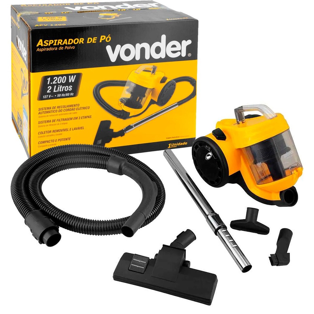 Aspirador de Pó 220V 1200W Vonder — Eletroportáteis