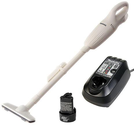 Aspirador De Pó a Bateria 12v Makita Com Carregador Bivolt E Bateria — Eletroportáteis