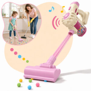 Aspirador De Pó Brinquedo Infantil Portátil Limpeza Casinha Som