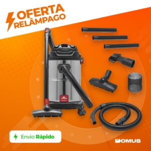 Aspirador de Pó e Água 15 Litros 1400W 127V 220V Worker