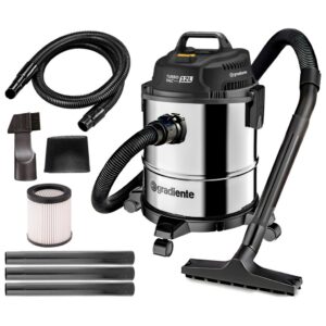 Aspirador De Pó E Água Inox Multiuso Com Soprador Turbo 12l 1200w