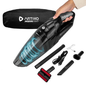 Aspirador De Pó e Água Sem Fio Portátil Veicular Artiko AquaPro 100W