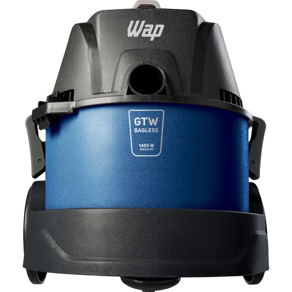 Aspirador de Pó e Água Wap Gtw Bagless Potência de 1400W Azul e Preto — Eletroportáteis