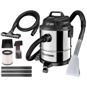 Aspirador De Pó Inox Multiuso Soprador e Bico Extratora 12l 1200w