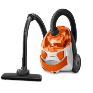 Aspirador de Pó Mondial Hepa Turbo 1500W Branco Laranja 220V