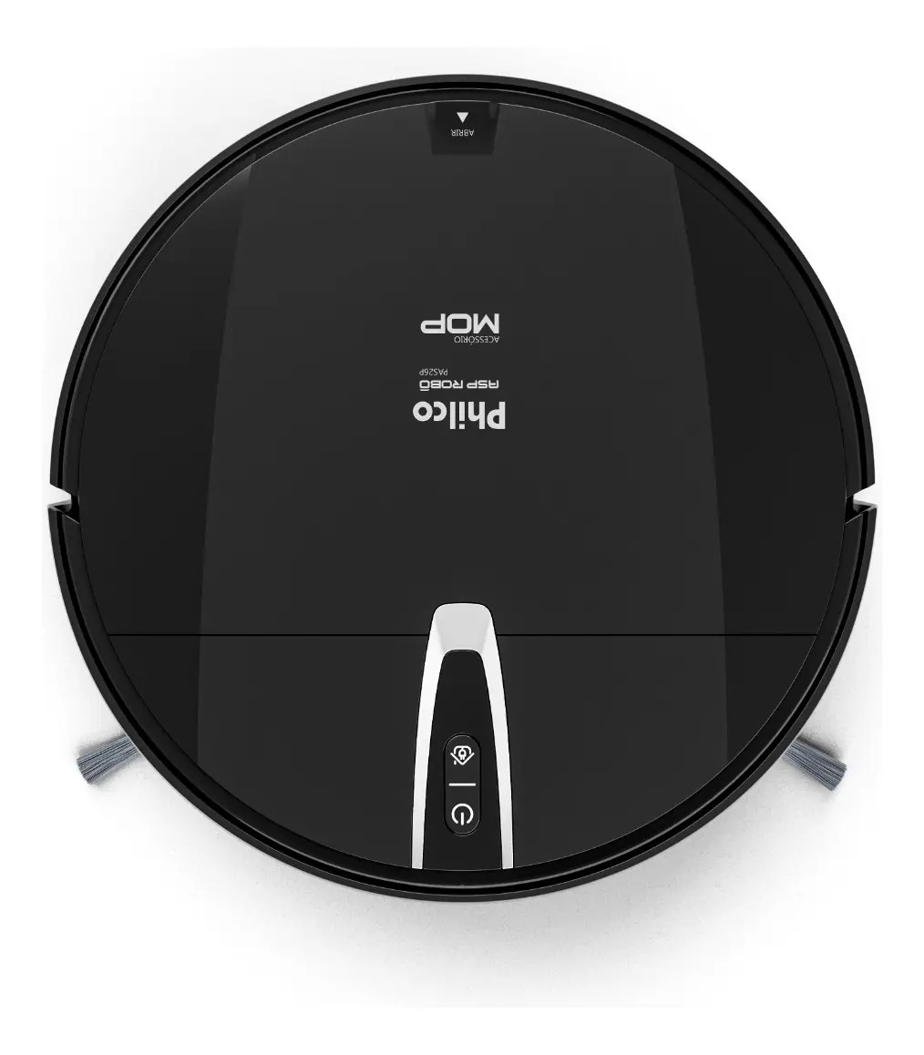 Aspirador de pó robô PAS26P mop antiqueda Philco cor preto — Eletroportáteis