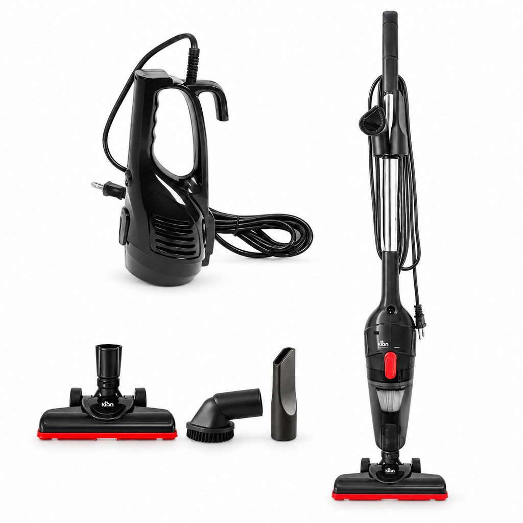 Aspirador de Pó Vertical 1300W 1,2L Preto 127V Kian