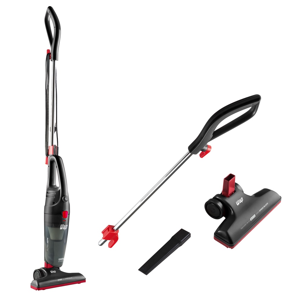 Aspirador de Pó Vertical e Portátil Wap High Speed Black 1300W 2 em 1