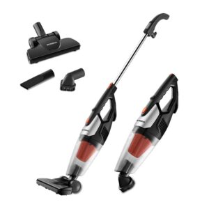 Aspirador de Pó Vertical Turbo Premium Mondial Preto e Laranja 1200W