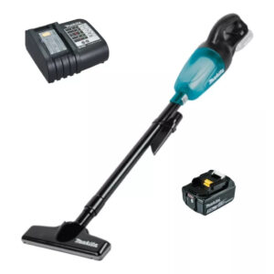 Aspirador Pó A Bateria 18v Makita Dcl180zb Com Bateria 5ah E