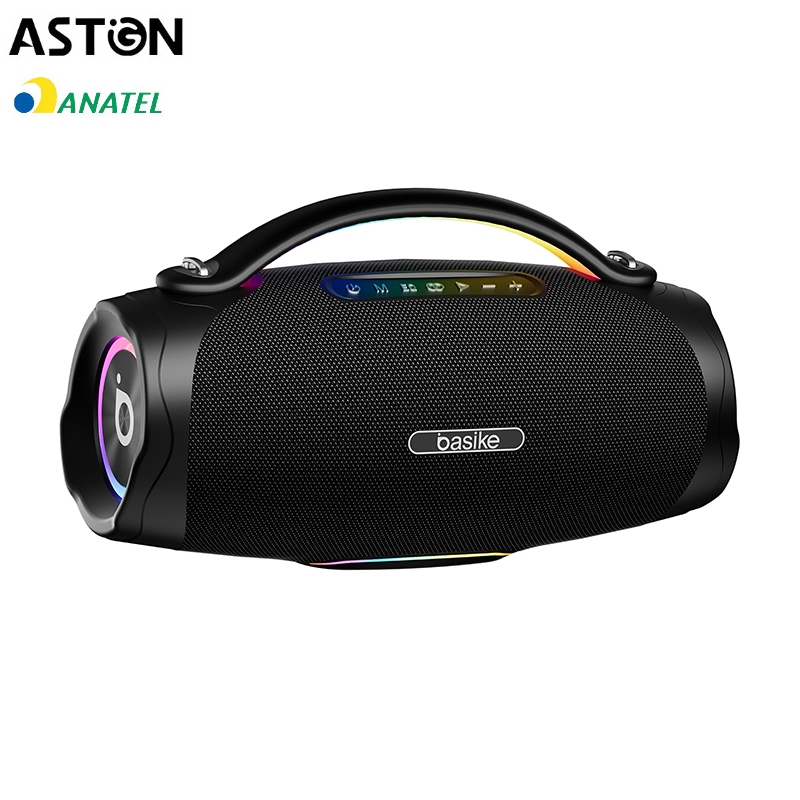 Astgn X Basike Caixa de Som Bluetooth 200 W Rms, Bass Boost, IPX6 — Áudio e Fones