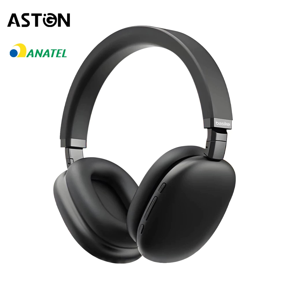 Astgn X Basike fone de ouvido sem fio Bluetooth com microfone estéreo