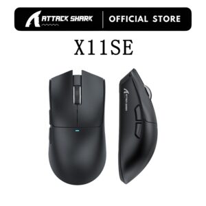 Attack Shark X11SE Mouse Para Jogos Sem Fio Ultraleve Tri-Mode-2.4G