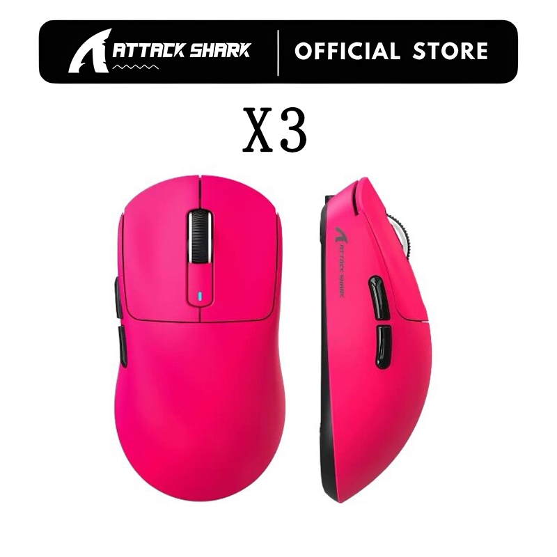 Attack Shark X3 Wireless Gaming Mouse Ergonomic 26K DPI 200h Battery