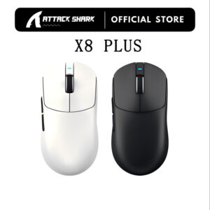Attack Shark X8 Plus Mouse Para Jogos Sem Fio PixArt PAW3395PRO