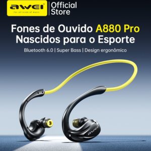 Awei A880PRO fone de ouvido corrida bluetooth com fio Esportivo