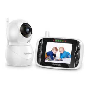 Babá Eletrônica HelloBaby Hb66Pro Monitor Bebê 3.2 White