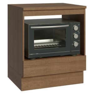 Balcão para Forno Micro-ondas 70 cm 1 Gaveta Rustic Madesa