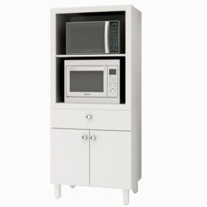 Balcão para Micro-Ondas e Forno Branco