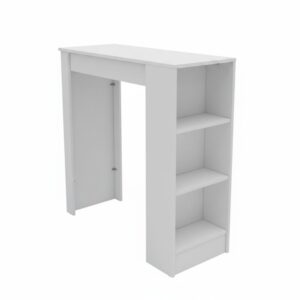 Bancada de Cozinha Ilha Gourmet Americana 2 Prateleiras 90cm Linha