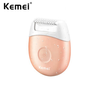 Barbeador De Pêlos Do Corpo Feminino Kemei Elétrico Sem Dor Para