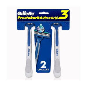 Barbeador Gillette Prestobarba Descartável Ultragrip3 2 Unidades