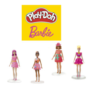 Barbie Play Doh Bonecas Fashionista Hasbro