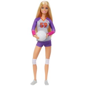 Barbie Profissões Boneca Jogadora de Vôlei Mattel