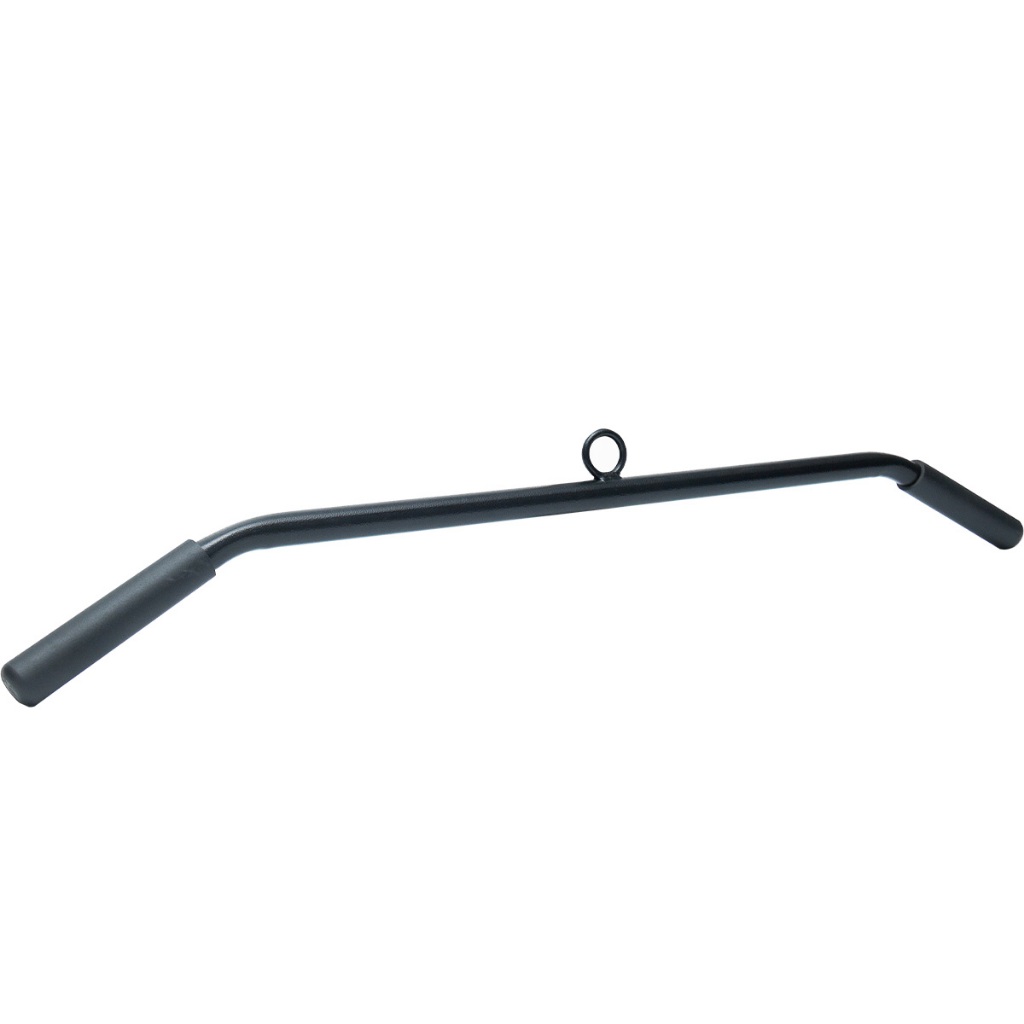 Barra Puxador Pulley Fixo 97cm Com Pegada Emborrachada Para Treino