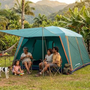 Barraca Camping Acampamento5-8 Pessoas Impermeavel 4000mm Joyfox
