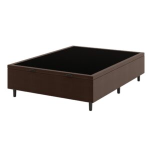 Base Cama Box Bau Casal Hypnos Marrom Umaflex Baú Organizador