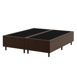 Base Cama Box Bau Queen Hypnos Marrom Umaflex Baú Organizador
