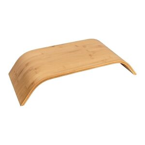 Base em Arco Para Monitor Zinnia, Com Elevacao, Bambu