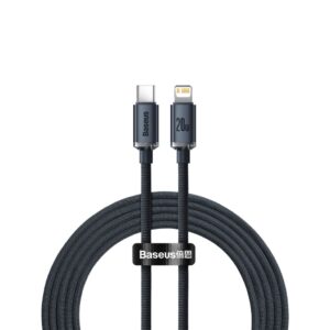 Baseus Cabo Turbo p Apple iPhone 20w Tipo-c Lightning 2m Nylon