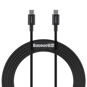 Baseus Cabo Turbo Superior Series 100W 1m Carregamento rápido Macbook