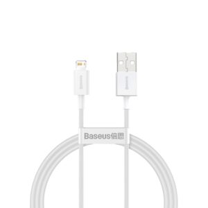 Baseus Cabo Usb P Lightning iPhone 2.4a 480Mbps Rápido 1m Cor Branco