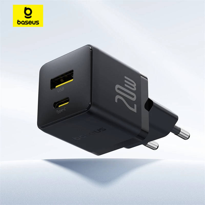 Baseus Palm Carregador Rápido C U PD 20W Carregamento Para Iphone — Celulares e Acessórios