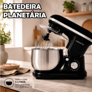 Batedeira de Bolo Planetária Batedeira de Bolo 700W Batedeira 5L