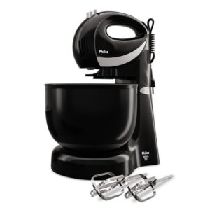 Batedeira de Mão Portátil Philco PBT50A 4L 500W 4 Velocidades 220V