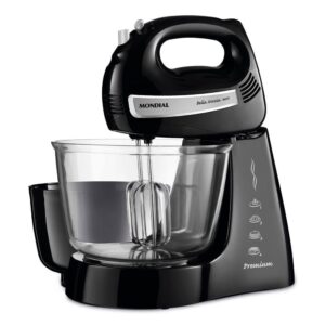 Batedeira Mondial Bella Massa Np Batedeira-127v-preto inox