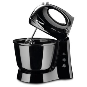 Batedeira Mondial Prática Com Pedestal 400W Preta 127V ou 220V