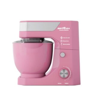 Batedeira Planetária Britânia Rosa 900W Tigela de 5L BBPE02A