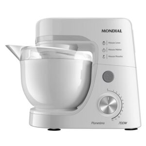 Batedeira Planetária Mondial 4,5L 700W 12 Velocidades Branco 220V